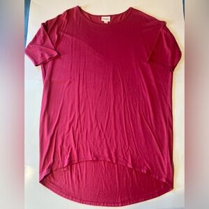 Women's LuLaRue Pink/Mauve colored Tunic Top Size XS